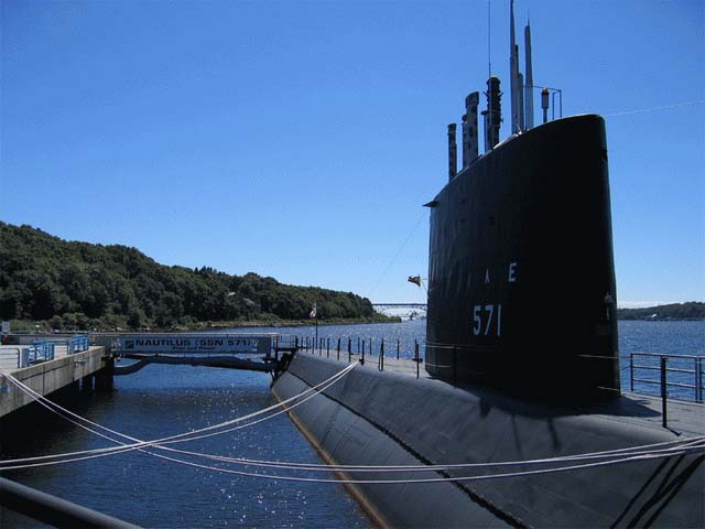  Nautilus on display at the Submarine Force Museum in Groton, Connecticut